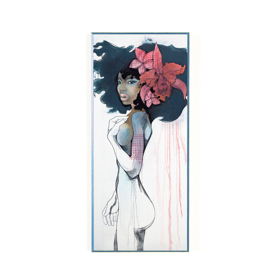 Lani Imre - CATTLEYA - Wood Block Print